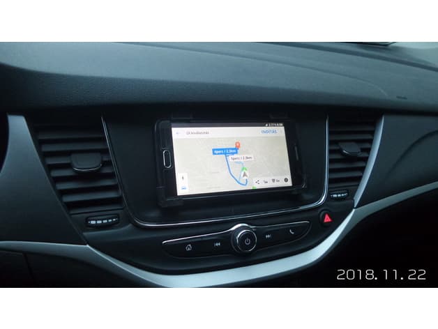 Opel Astra K display adapter phone - image