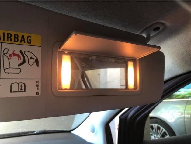 Opel (Vauxhall) Adam (Rocks) S makeup mirror light cover - image