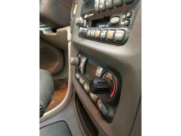 Photo of Pontiac HVAC Knob