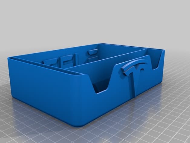 Tesla Cubby with logo and naming on inside - image