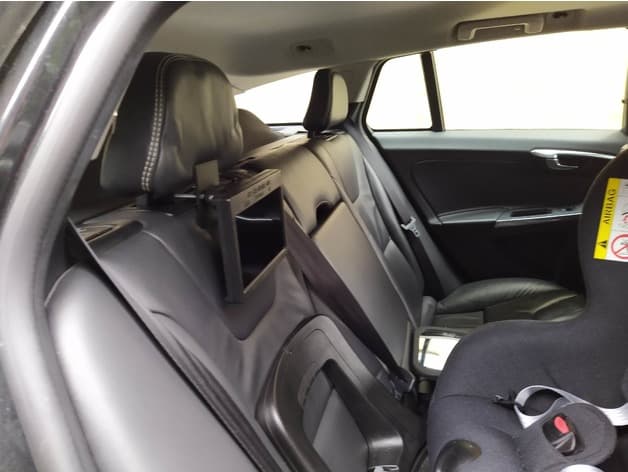 Volvo V60 Backseat headrest mount for display - image