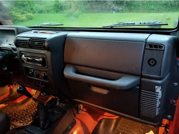 Photo of Jeep TJ Vent Bracket Cam