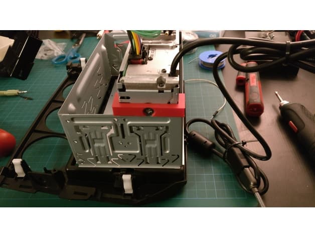 Mazda MX-5 radio fixing bracket (for Sony XAV-AX3005DB) - image