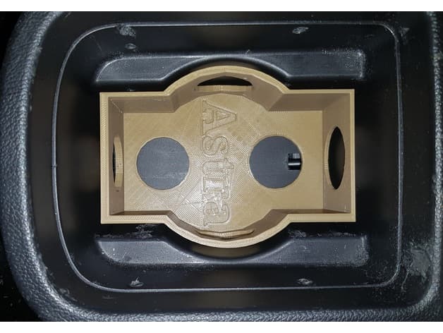 Photo of Vauxhall (Opel) Astra "J" cupholder attachment
