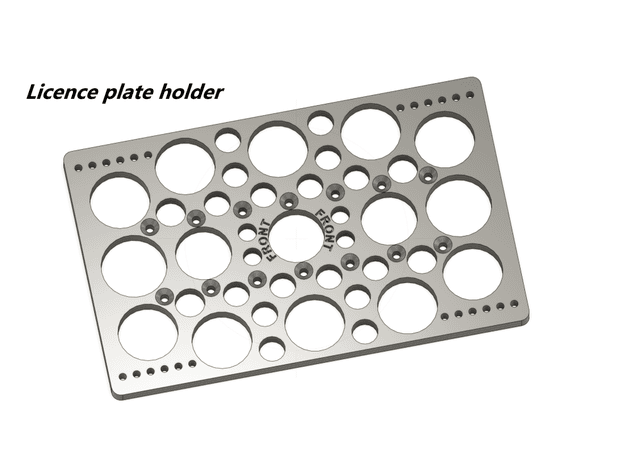 MK7.5 Golf GTI Licence Plate holder - image