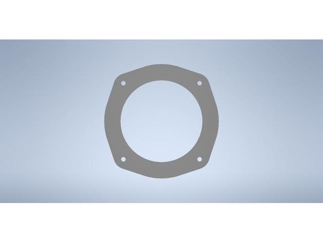 Photo of Passat B8 Rear door speaker adapter 5.25"