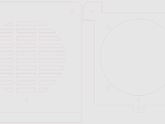 GTI MK2 Front Door Speaker Support-Cover - image