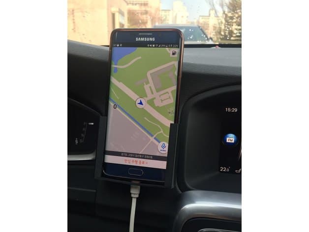 Key Slot Phone Mount for Volvo - image