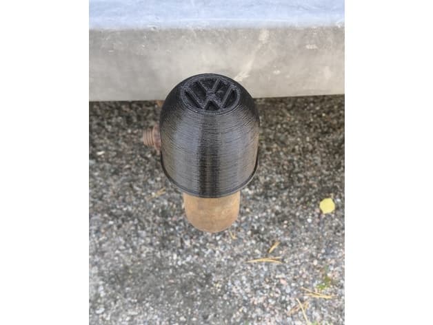 VW hitch cap - image