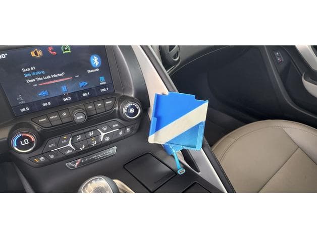 C7 Corvette S22 Ultra phone mount - image