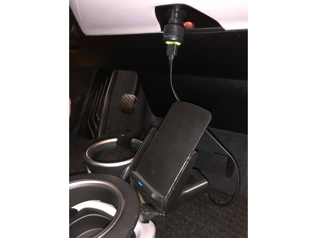 Wireless Charging Slide Mount v1 for BMW i3 - image