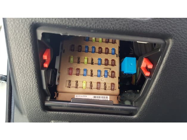 Subaru fuse cover clips - image