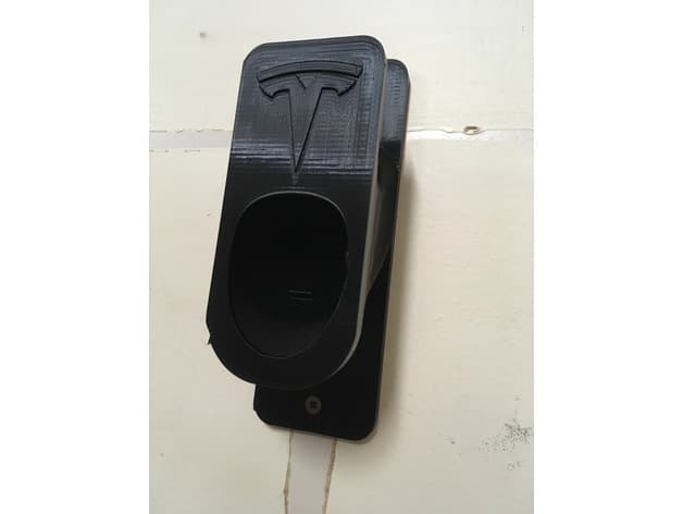 TESLA MOBILE CHARGER GEN 2 - CABLE HOLDER WALL MOUNT BRACKET FOR (GEN2 UMC NORTH AMERICA) - image