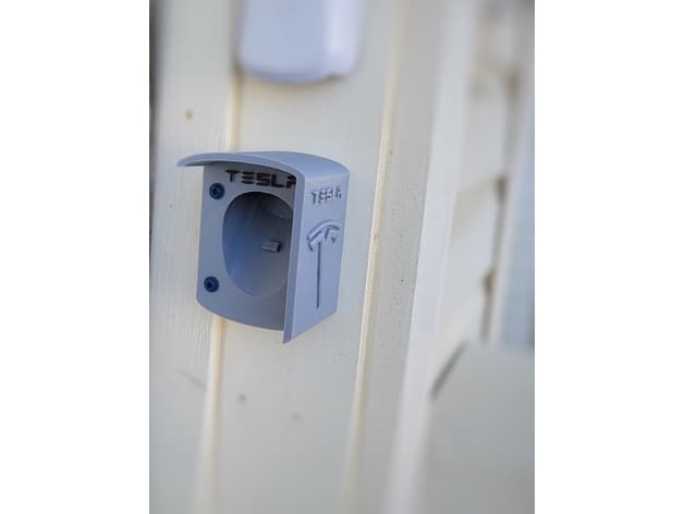 Tesla charger adapter holder - image