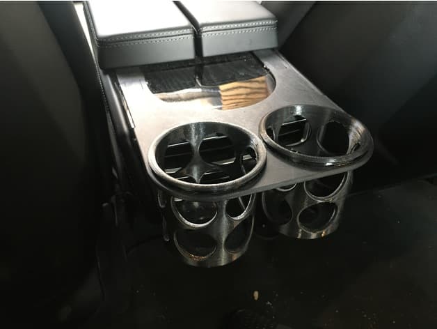 Rear cupholder for Tesla Model S - image