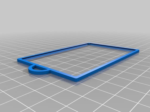 Minimal Tesla Model 3 Key Card Hanger Holder - image