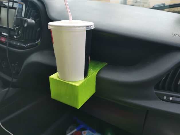 Photo of Glove box cup holder for Fiat Doblo or identical vehicles