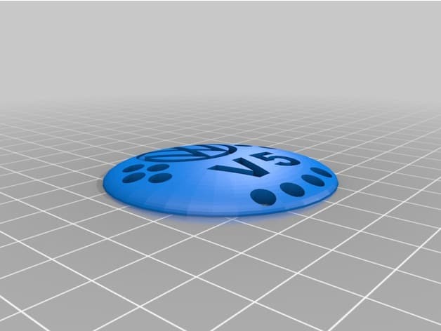 VW V5 Dashboard Vent Replacement Badge - image