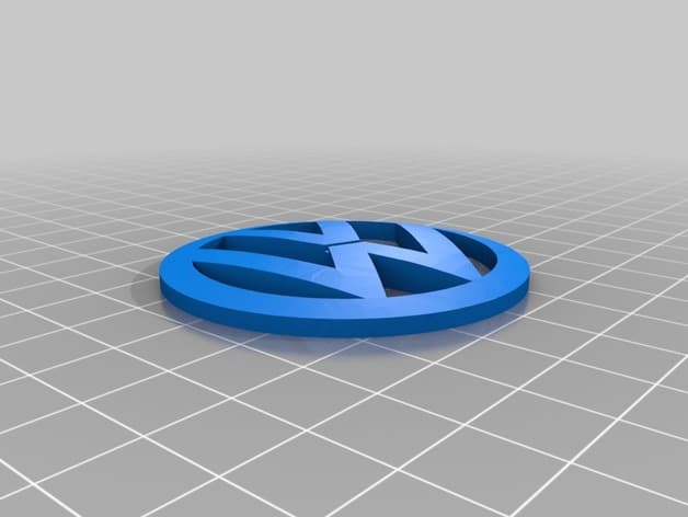 VW Air Vent Badge replacement for Volkswagen Dashboards - image