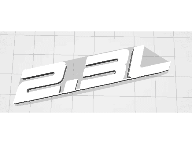 Honda 2.3L Badge - image