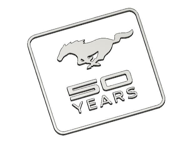 Ford Mustang 50 Year Special Badge - image