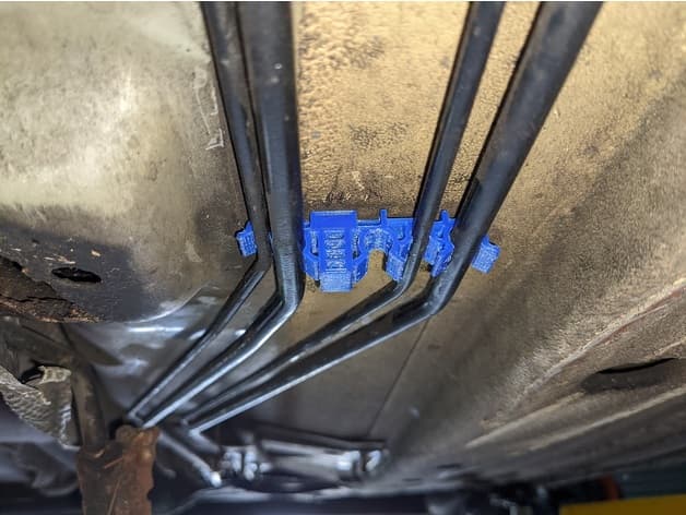 Mk6 Ford Fiesta Underbody Brake and Fuel Line retaining clips - image
