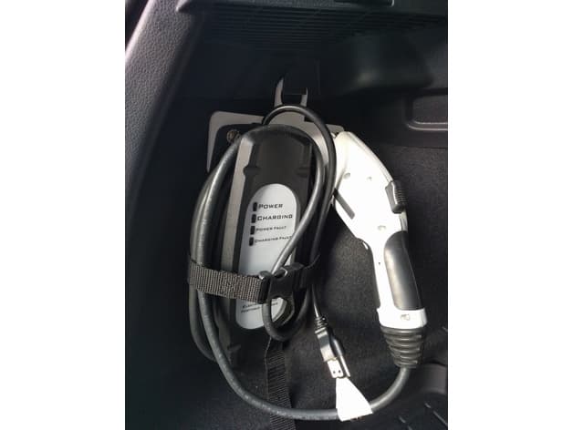 VW e-Golf portable charge cord holder preview