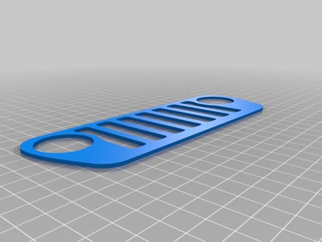 Photo of Jeep JL Grille (with Sketchup file if wanted for other projects)