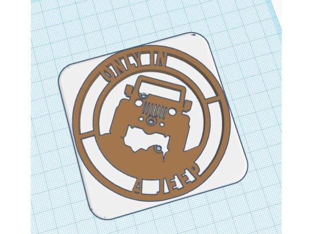 Modular trailer hitch Faceplate - Jeep preview