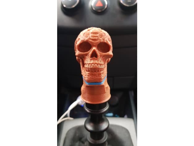 Skull shift knob preview