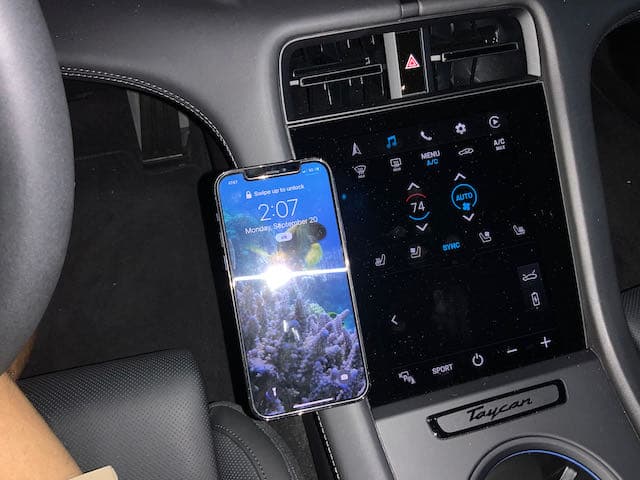 Photo of Porsche Taycan Phone holder