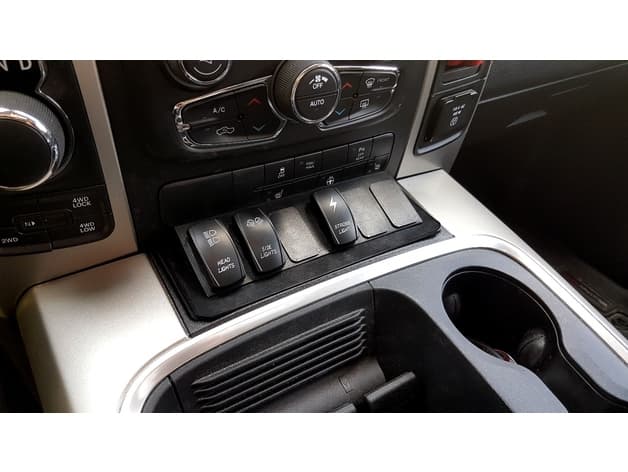 Photo of 2019 Dodge Ram switch console