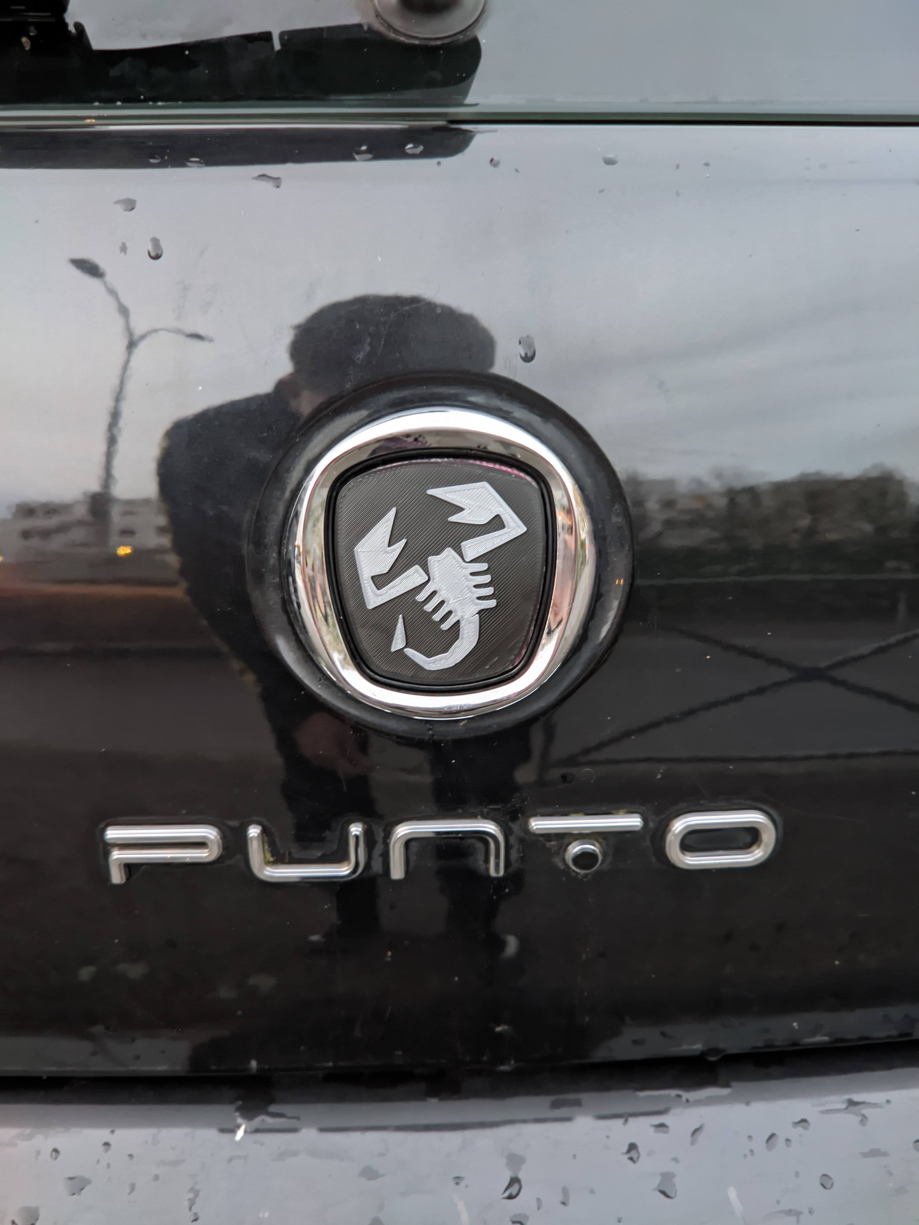 Photo of Fiat punto evo Abarth emblem