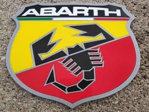 Photo of ABARTH logo sign badge ecusson