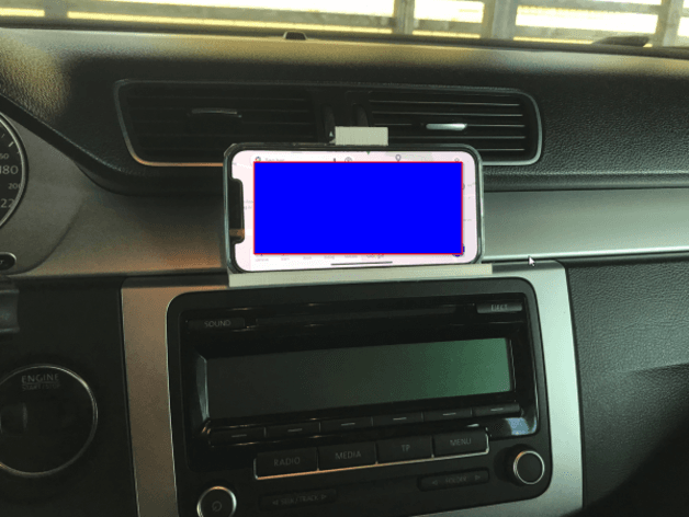 Photo of Iphone 12 holder for VW PASSAT B7 (perhaps also B6) models