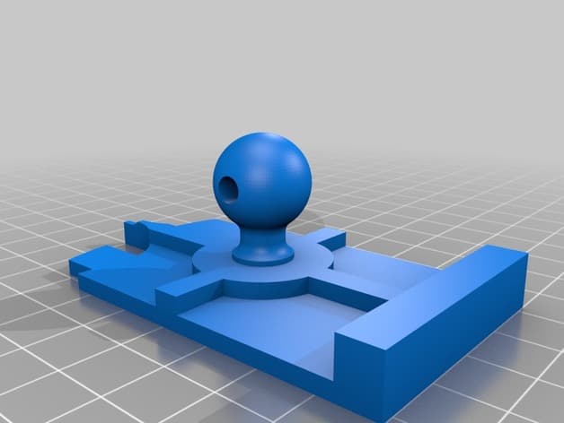 VW Golf 6 mobile phone adapter with ball joint preview