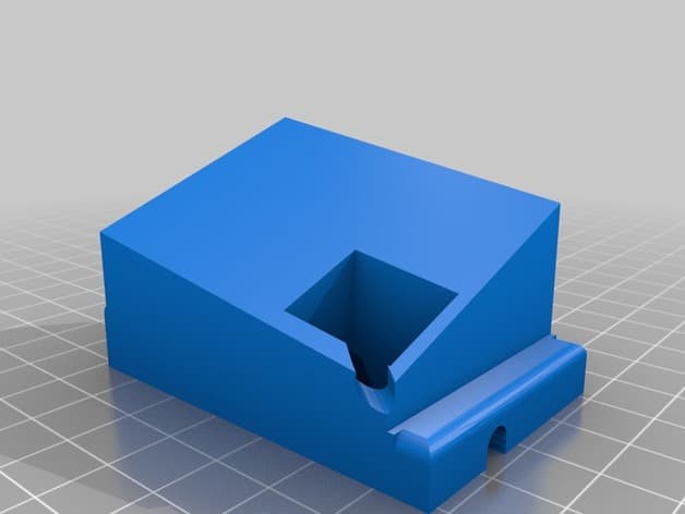 VW UHV adaptor (angled + cable holes) preview