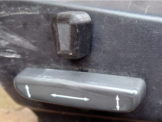 Photo of Saab electric power seat adjuster button switch knob cap for c900 900 OG NG 9000 9-5