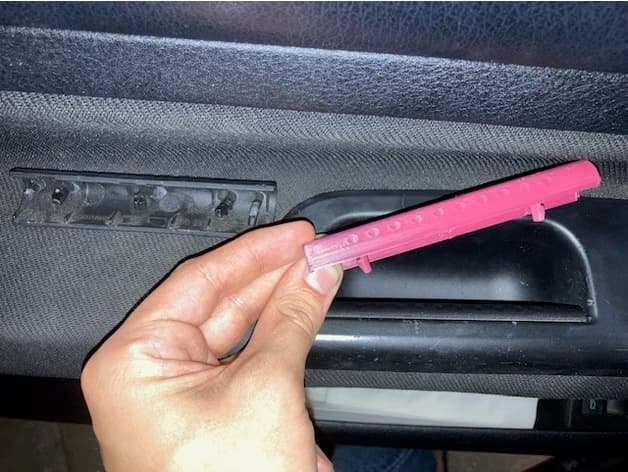 Photo of VW interior door handle, MK4 (Bora, Jetta, Golf, GTI, etc., '99-'05) Part no. 3-B0-867-175-A