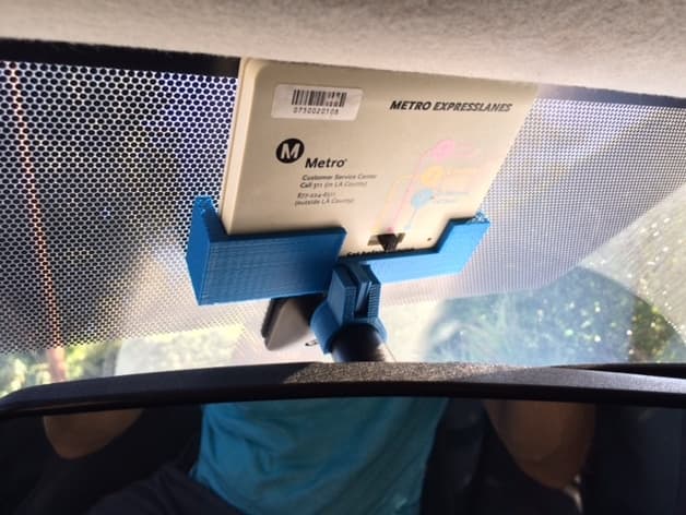 Photo of Fastrak transponder holder for Rear View Mirror Toyota Matrix/Corolla
