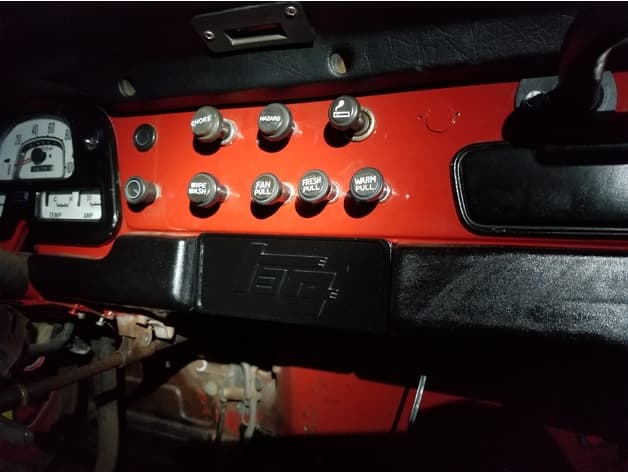 Photo of Toyota FJ-40 Land Cruiser Radio Blank Plate