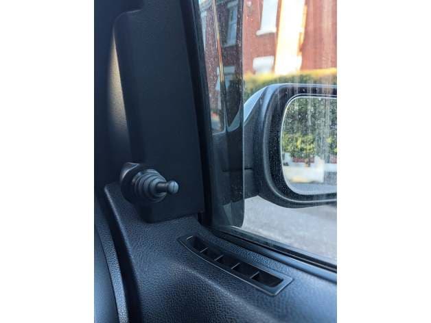 Ford Fiesta MK6 manual mirror adjuster knob gaiter mount preview