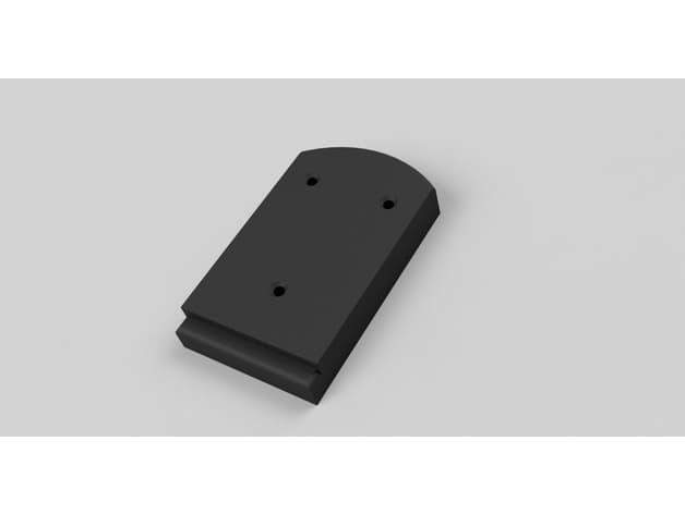 Photo of baseplate for phone preparation VW passat