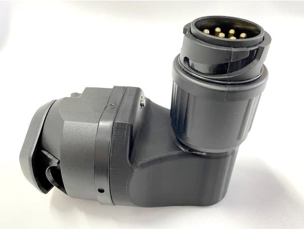 Tesla Model 3 Angle adapter for trailer hitch (Europe) preview