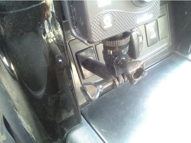Toyota button cap and mount GoPro preview
