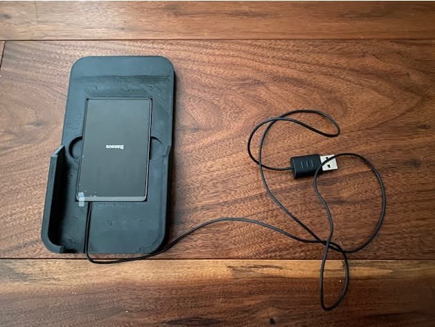 VW Audi FSE iPhone 11 Mount with Baseus 15w Qi Charger preview