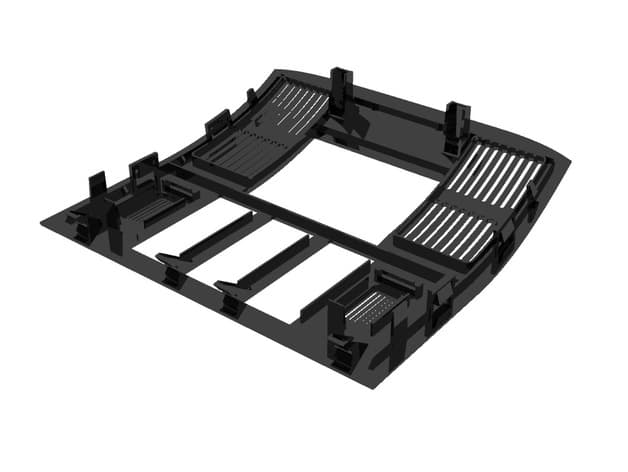 Headliner Switch Panel for BMW vehicles w/ hole for monitor preview