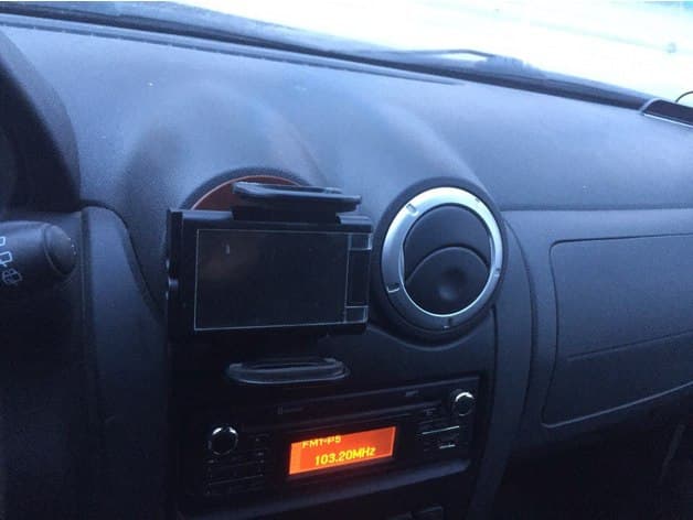 Photo of Largus, Dacia, Logan air duct cover, holder for phone