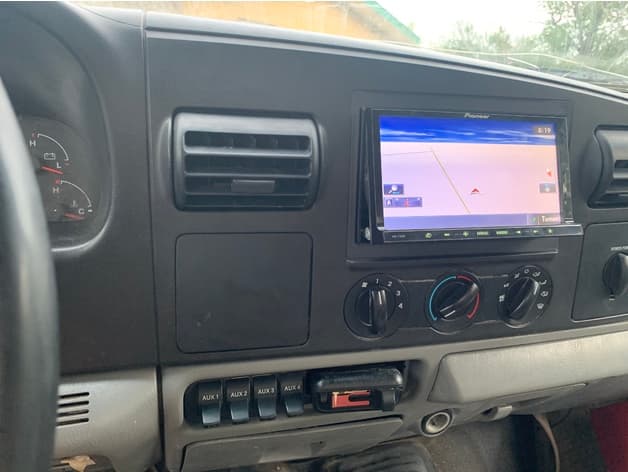 Ford double din bezel preview