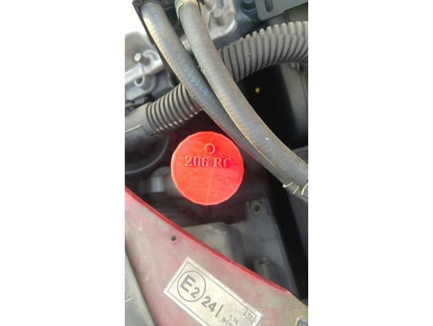 Bouchon réservoir lave glace / Wiper tank cap - Peugeot 206 preview